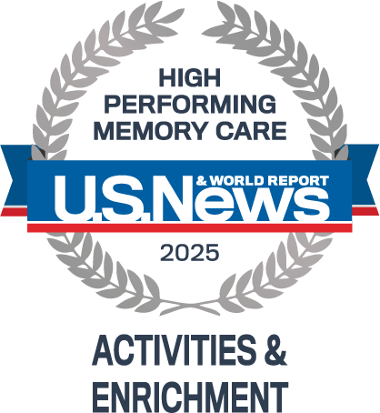 US News Award - Memory Care Activities &amp; Enrichment 2025