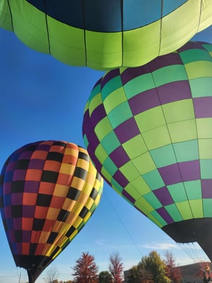 Hot air balloons