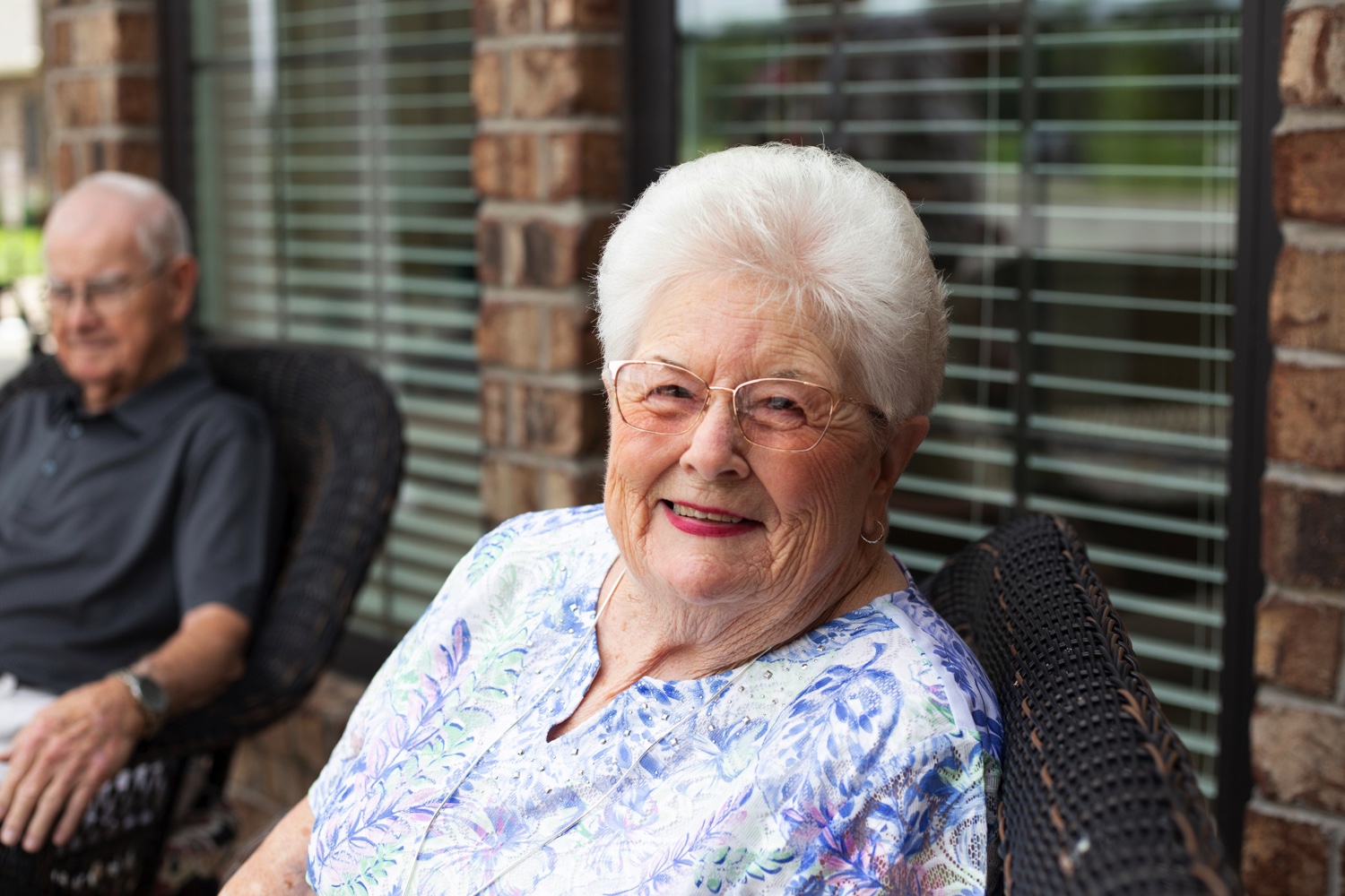 Residents Enjoying Time Outside