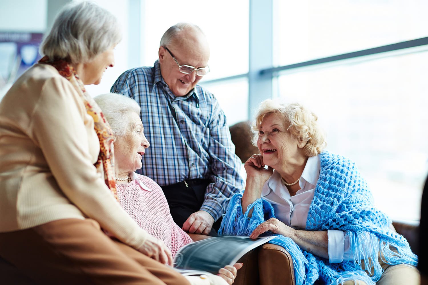 Finding the right community-Seniors talking-