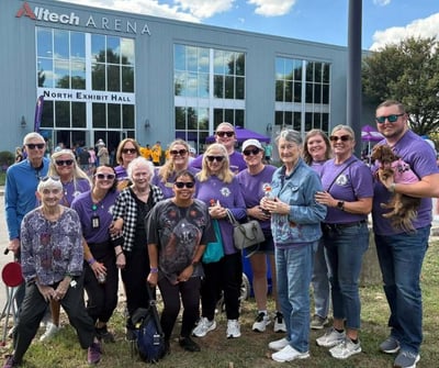 A Cedarhurst Senior Living Walk to End Alzheimer's team