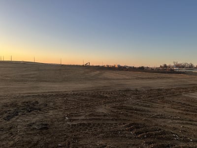 The construction site where Cedarhurst of North Liberty will be built