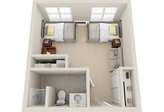 Cedar Creek of Prairie Meadows - Memory Care Companion Suite