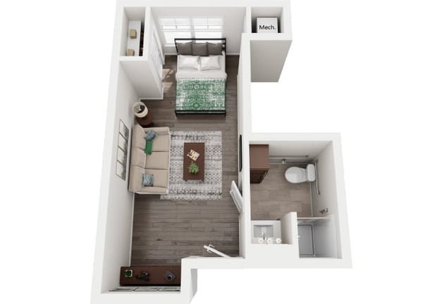 Cedarhurst Blue Springs - Memory Care Suite Apartment Floor Plan