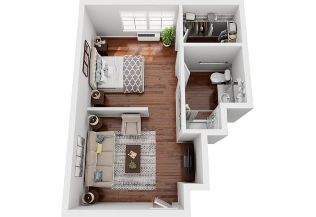 Cedarhurst of Breese - Memory Care Suite Apartment Floor Plan