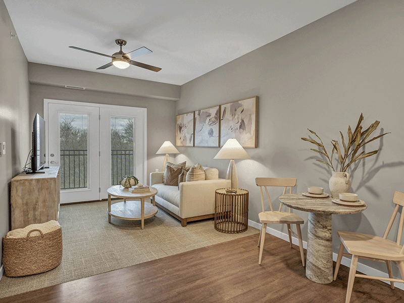 Cedarhurst of Crown Point - Apartment Living Room