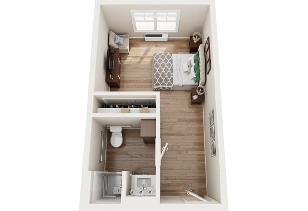 Cedarhurst of Crown Point - Memory Care Suite Apartment Floor Plan