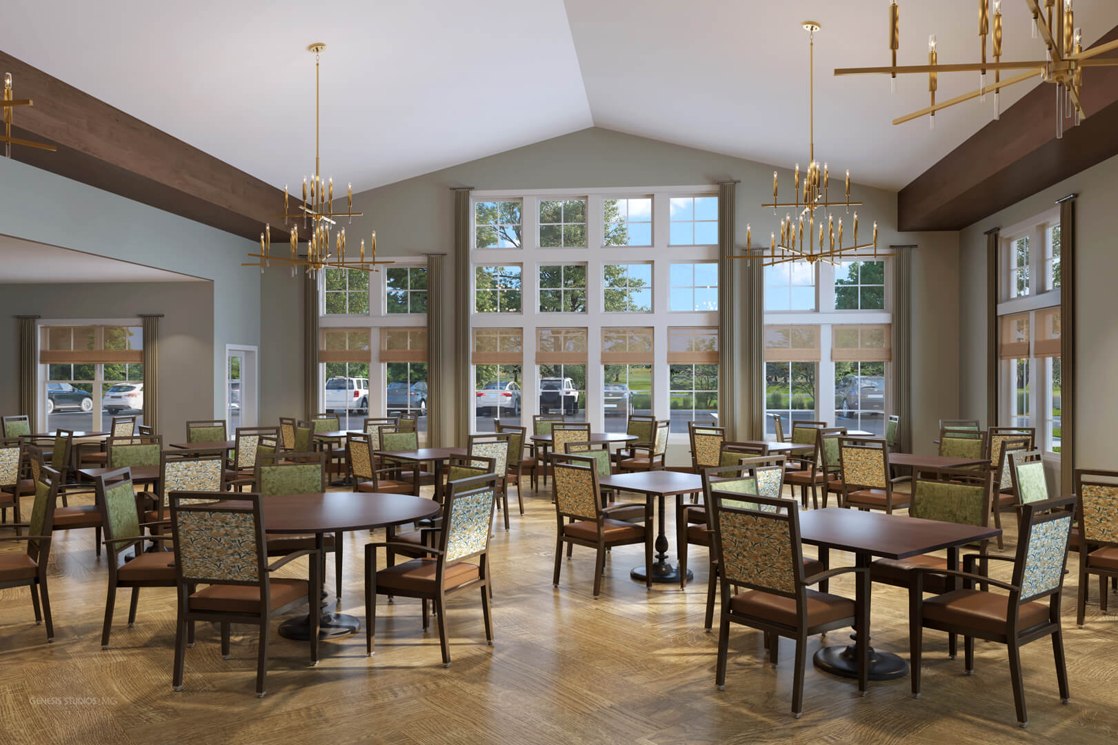 Cedarhurst of Crown Point - Dining Rendering