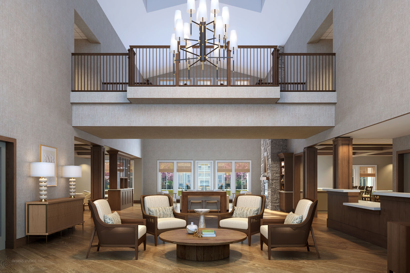 Cedarhurst of Crown Point - Common Area Rendering