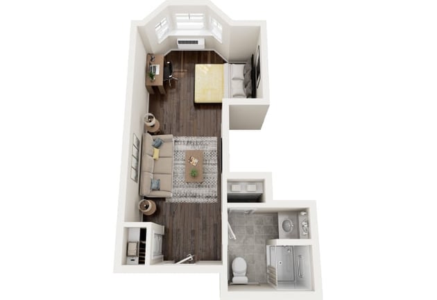 Cedarhurst of Des Peres - Memory Care Suite Floor Plan