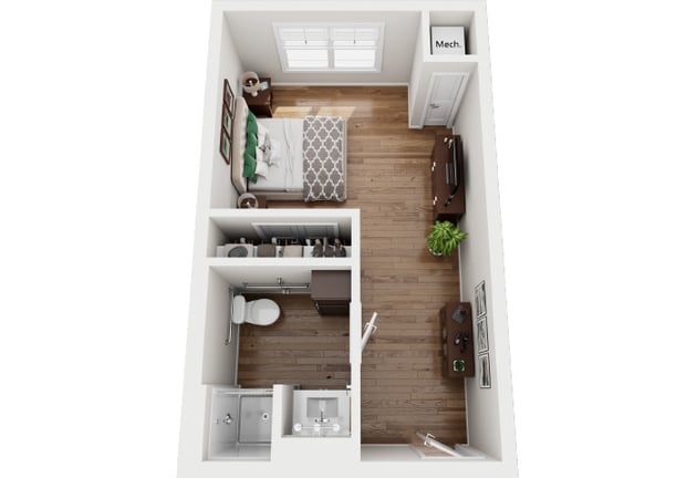 Cedarhurst of Dyer - Memory Care Suite Floor Plan