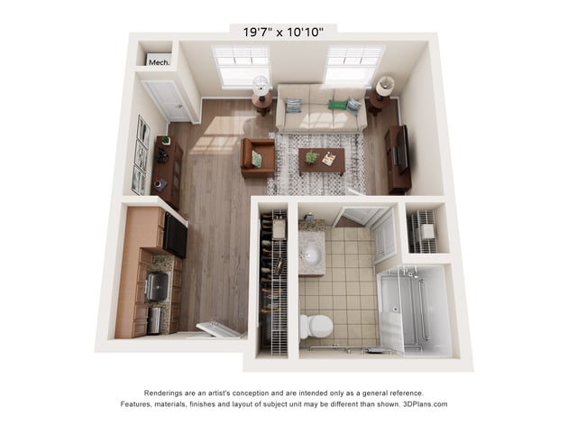 Cedarhurst of East Lousiville - Assisted Living Studio Apartment
