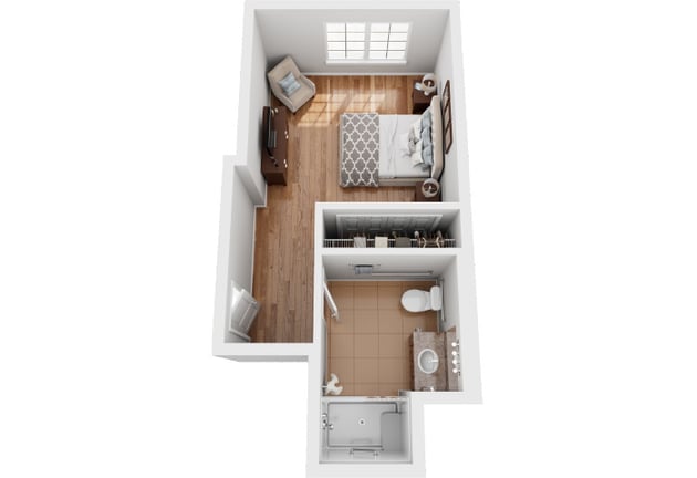 Cedarhurst of Highland - Memory Care Suite Floor Plan