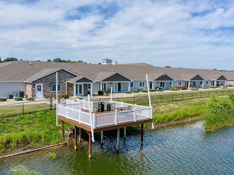 Outdoor dock over a lake at Cedarhurst of Jacksonville