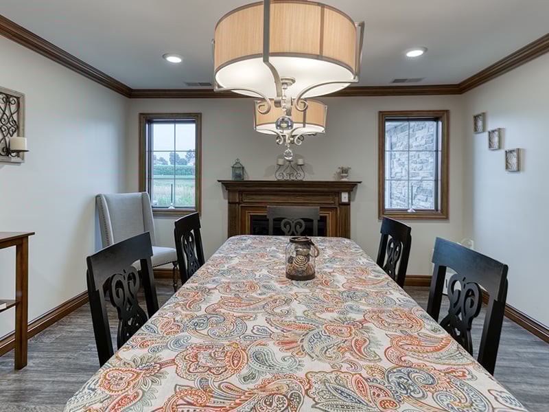 Private dining room at Cedarhurst of Jacksonville, offering an intimate space for residents to celebrate