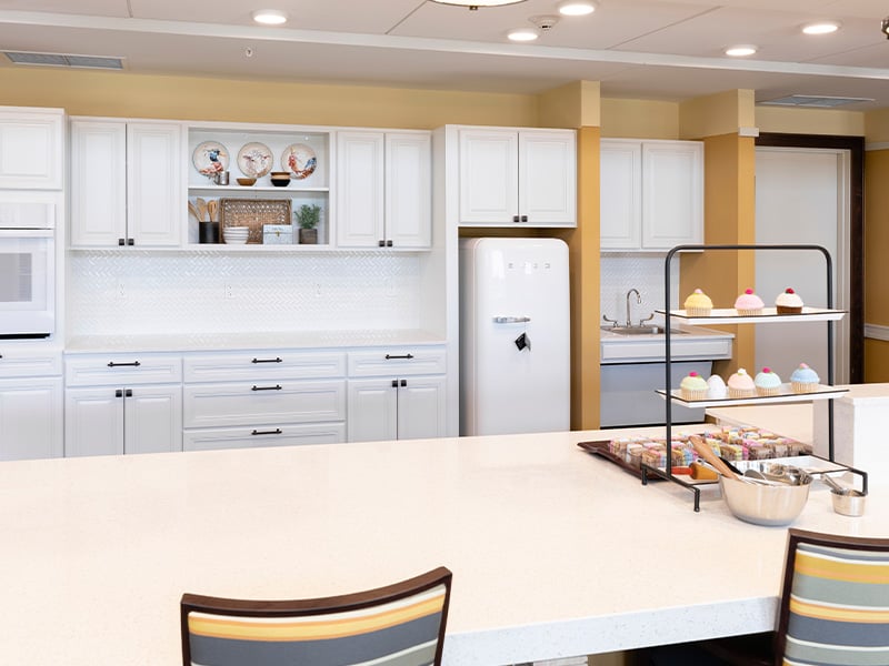 The on-site snack bar at Cedarhurst of La Vista