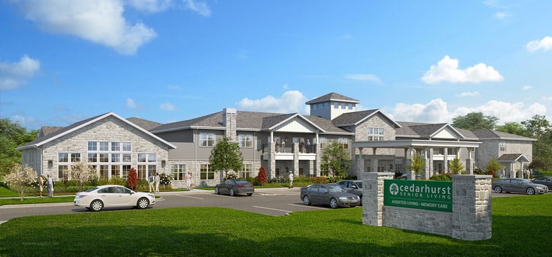 Cedarhurst of Lincoln rendering
