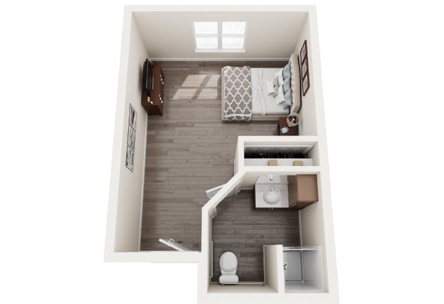 Cedarhurst of Springfield Illinois - Memory Care Suite Floor Plan