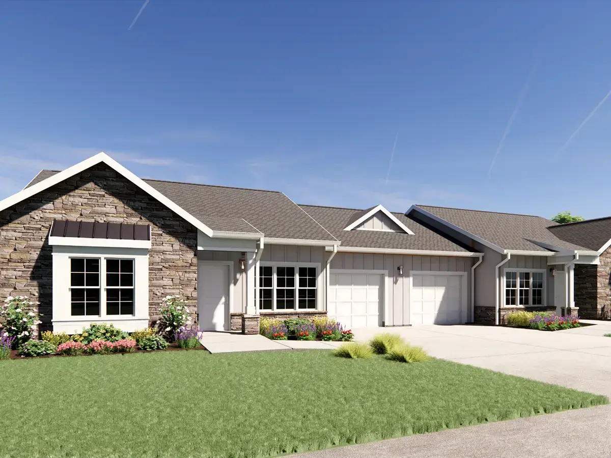 Cedarhurst of Springfield, IL - Independent Living Cottage Rendering Exterior Front