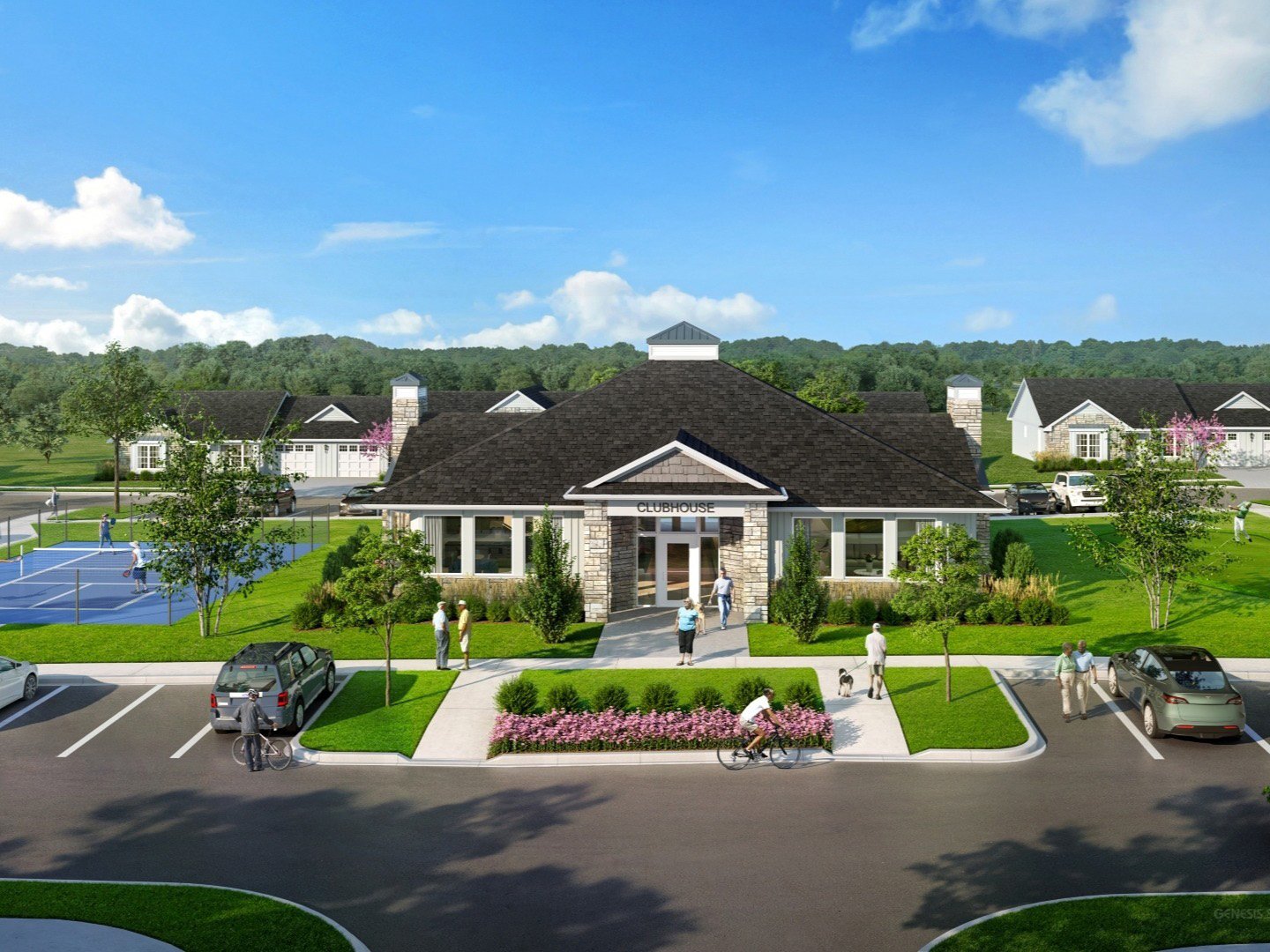 The exclusive Clubhouse at Cedarhurst of Topeka's Independent Living Cedarhurst Cottages