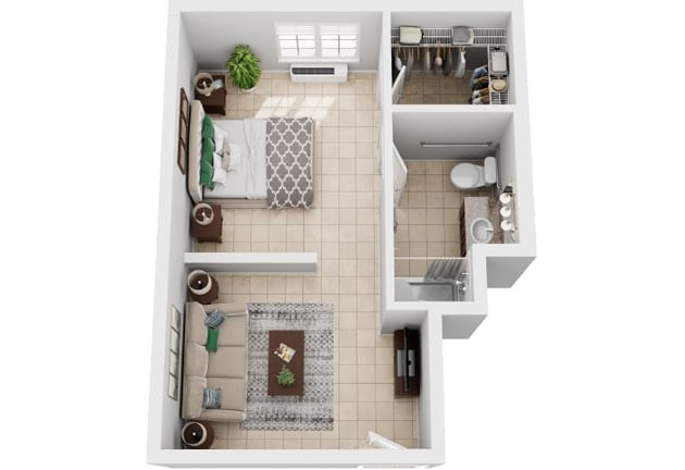 Cedarhurst of Waterloo - Memory Care Suite Floor Plan