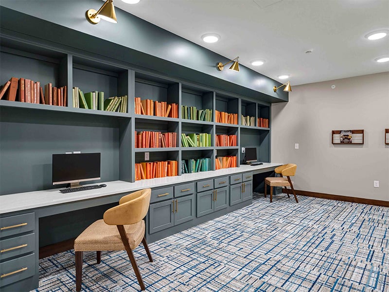 Community library at Cedarhurst of Wentzville