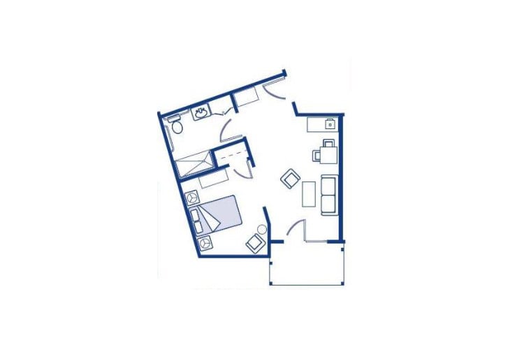 1BR private