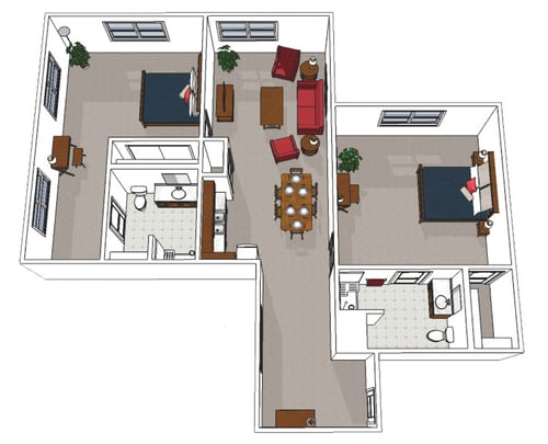 Two Bedroom Premium