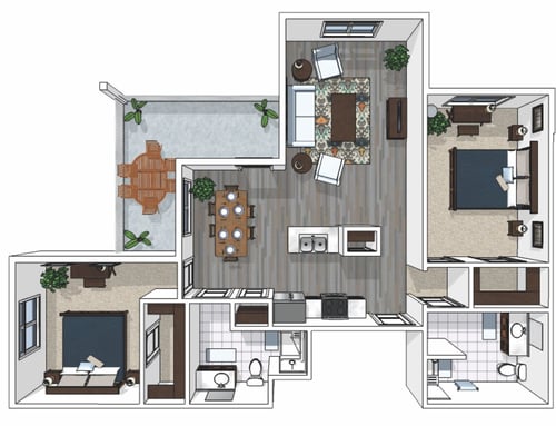Two Bedroom Premium