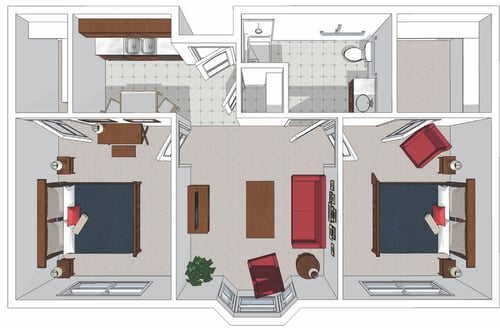 Cedarhurst_Two-Bedroom_720-sq.-ft._AL_Godfrey