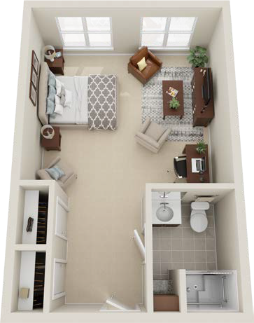 Cedarhurst of La Vista Memory Care Floor Plans-44