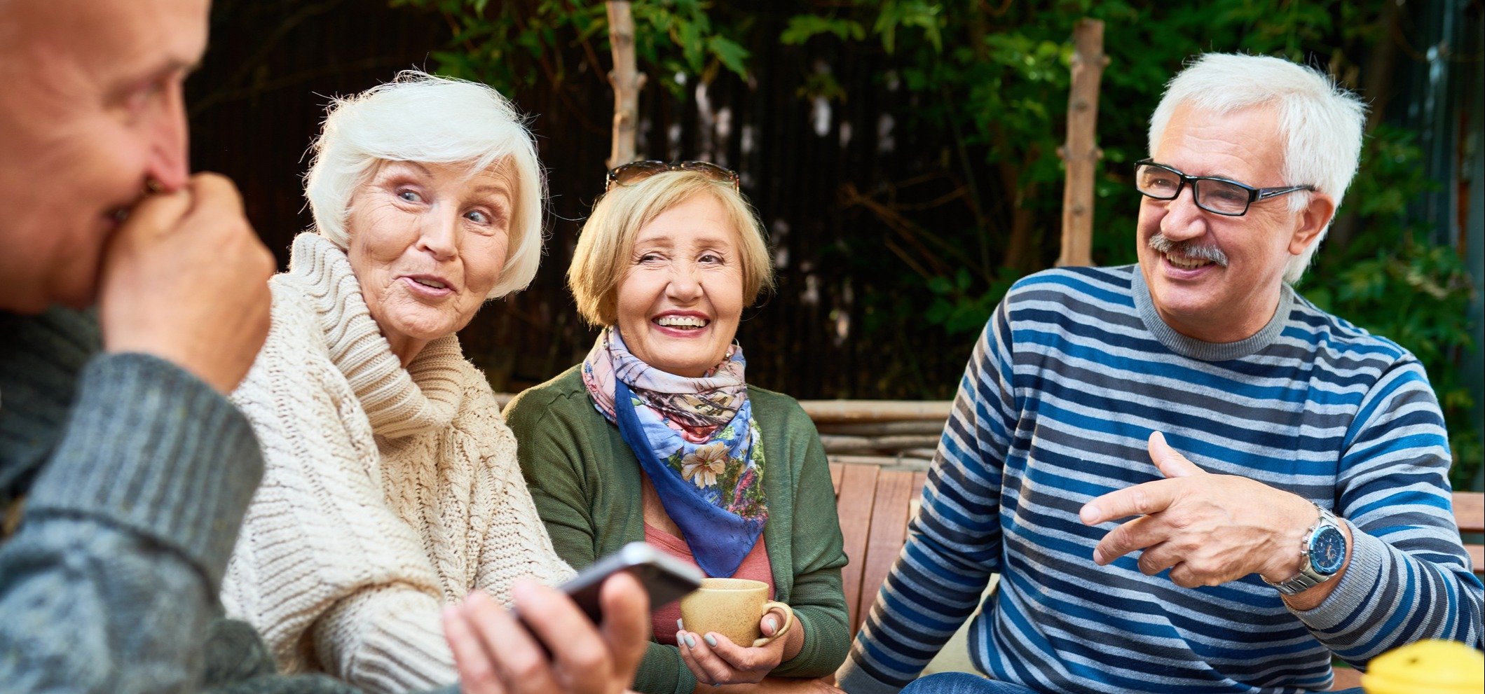 Senior Friends Enjoying Time Outdoors