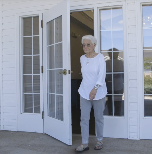 Shirley assisted living resident