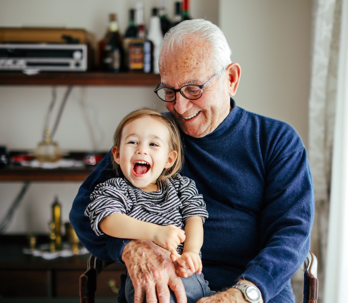 Grandfather With Grandaughter