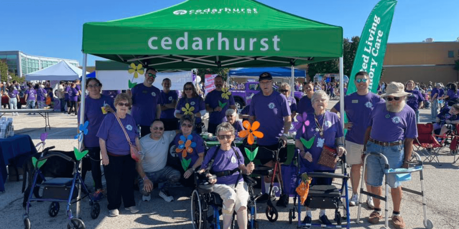 Featured Image for Cedarhurst Senior Living® Invests $163,000 Toward Alzheimer’s Research in First Year as National Team with Alzheimer's Association