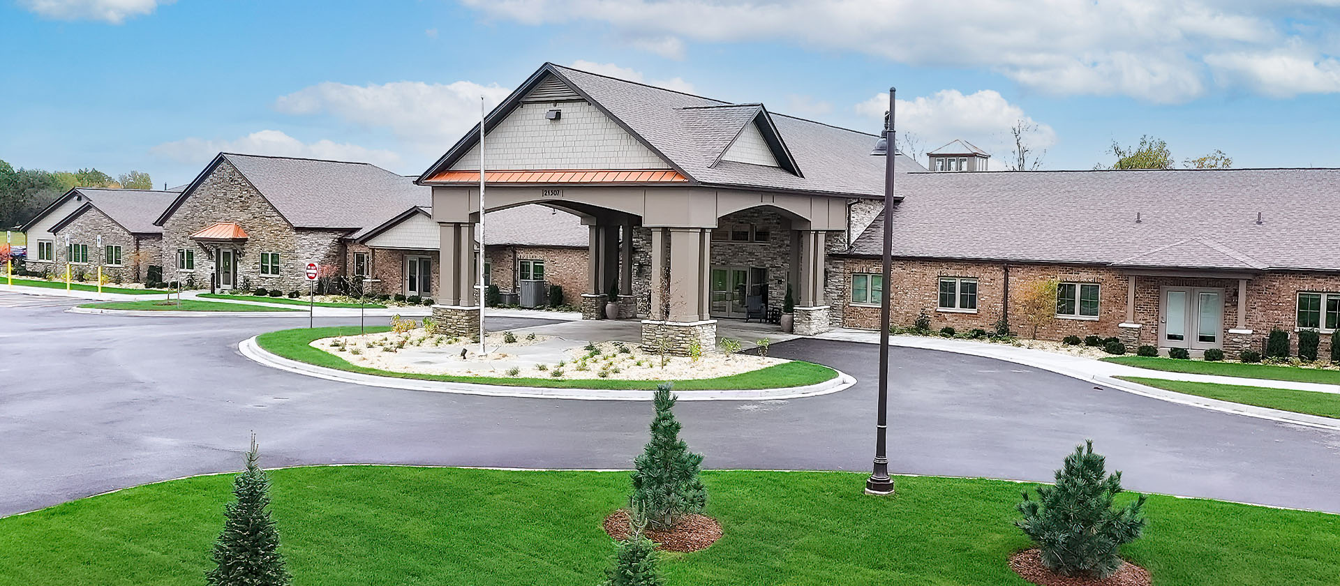 Bedroom of a senior apartment at Cedarhurst of Frankfort, designed for resident comfort and personalization