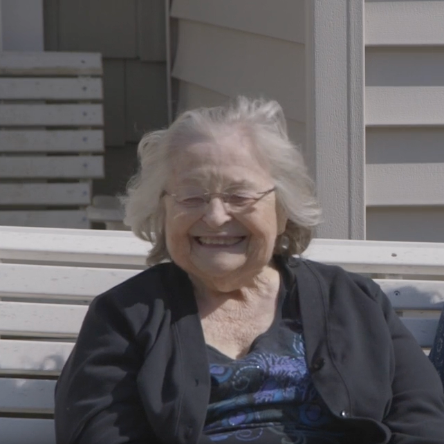 senior living resident Shelby Jean