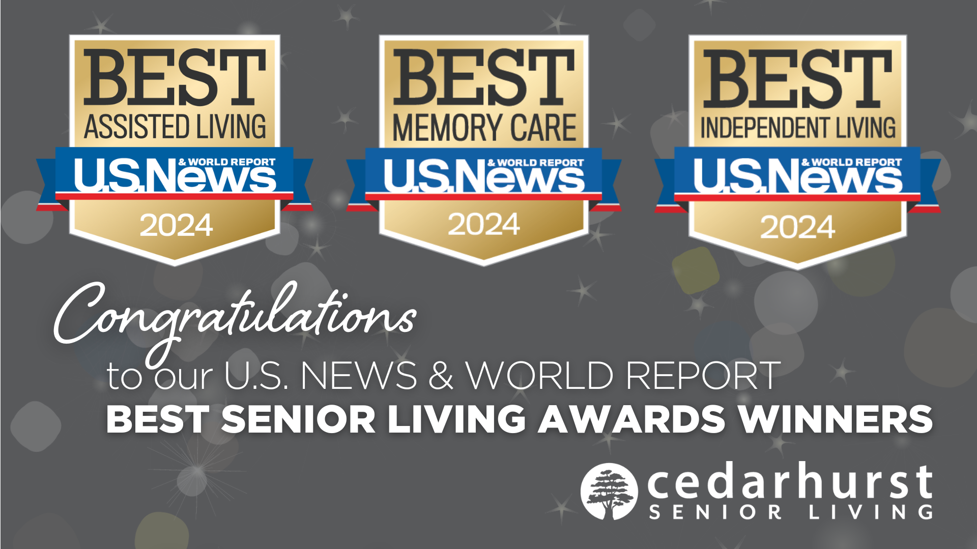 Featured Image for U.S. News & World Report Recognizes 14 Cedarhurst Communities In Its 2024-25 Best Senior Living Ratings
